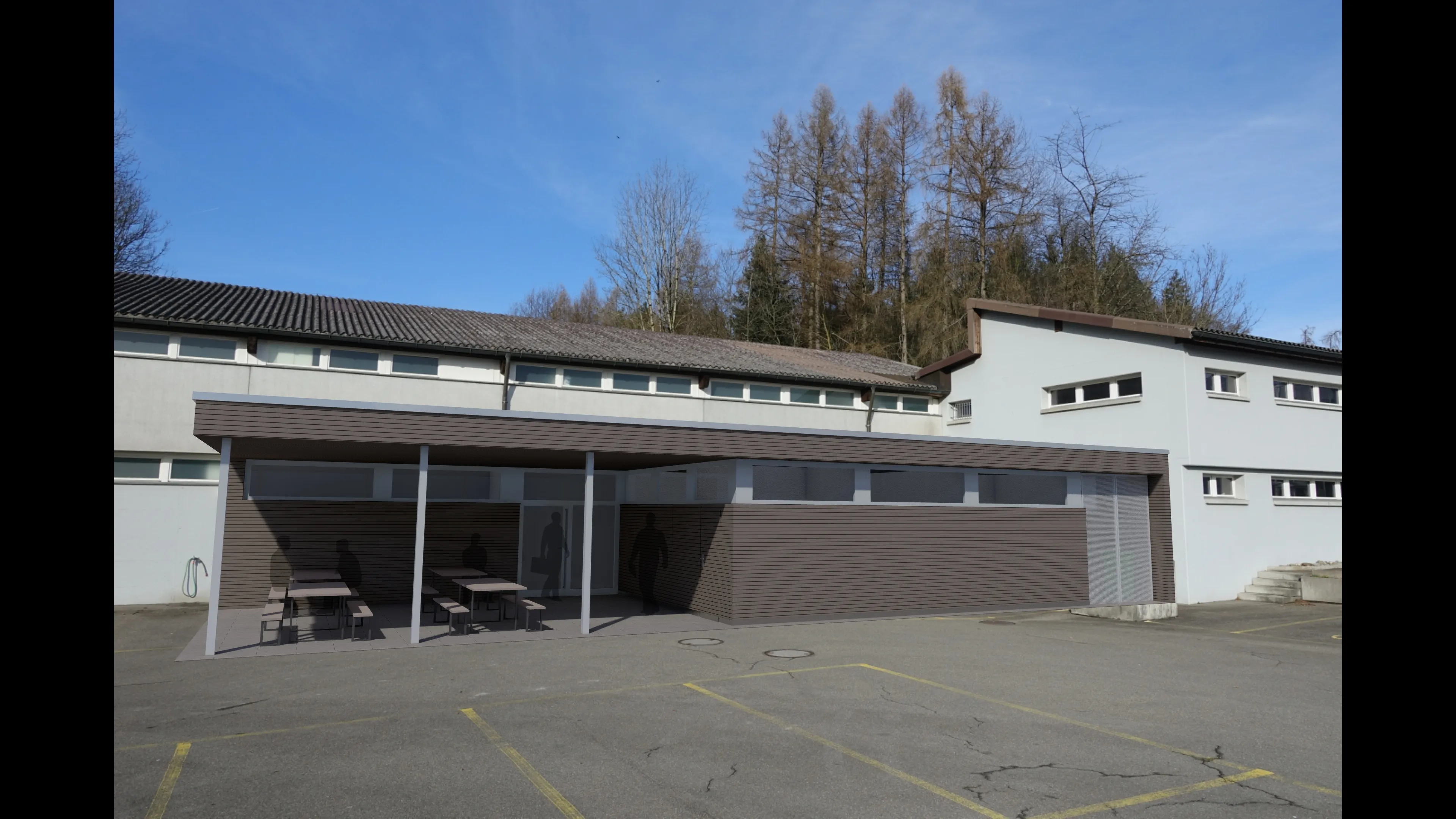 Anbau Nebenräume, Schiessanlage Roggenacker, 8808 Pfäffikon